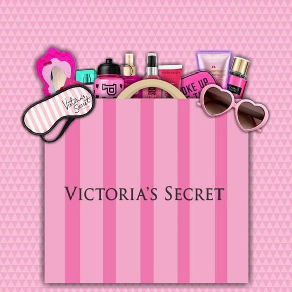 'VICTORIA'S SECRET' LOGO REVERSIBLE THROW BLANKET FUCHSIA/BLACK FRINGE END - Picture 9 of 13